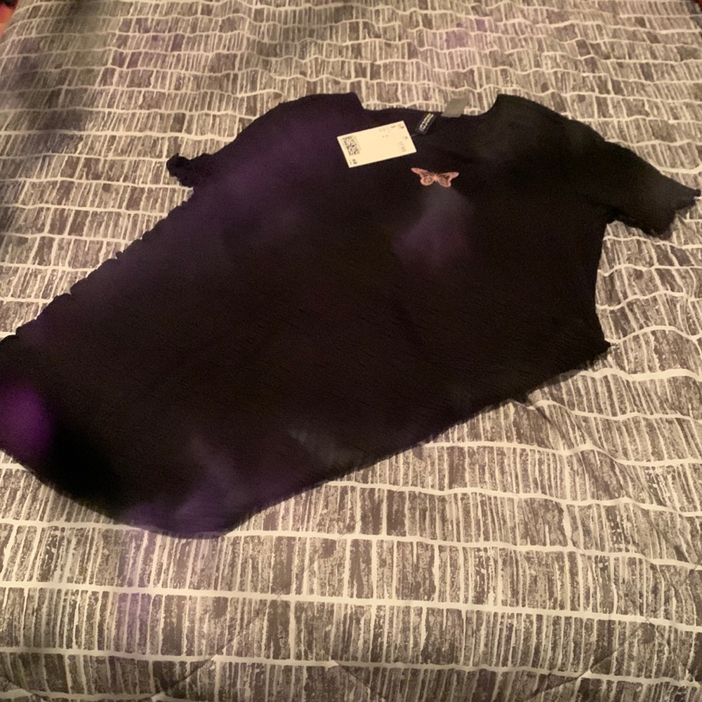 H&M Black Butterfly Dress